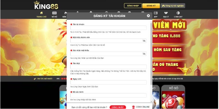 Hướng dẫn chi tiết các bước tạo tài khoản Hướng dẫn chi tiết các bước tạo tài khoản