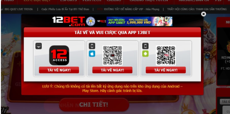 Quét mã QR tương ứng để tải thành công ứng dụng của nhà cái trực tuyến.