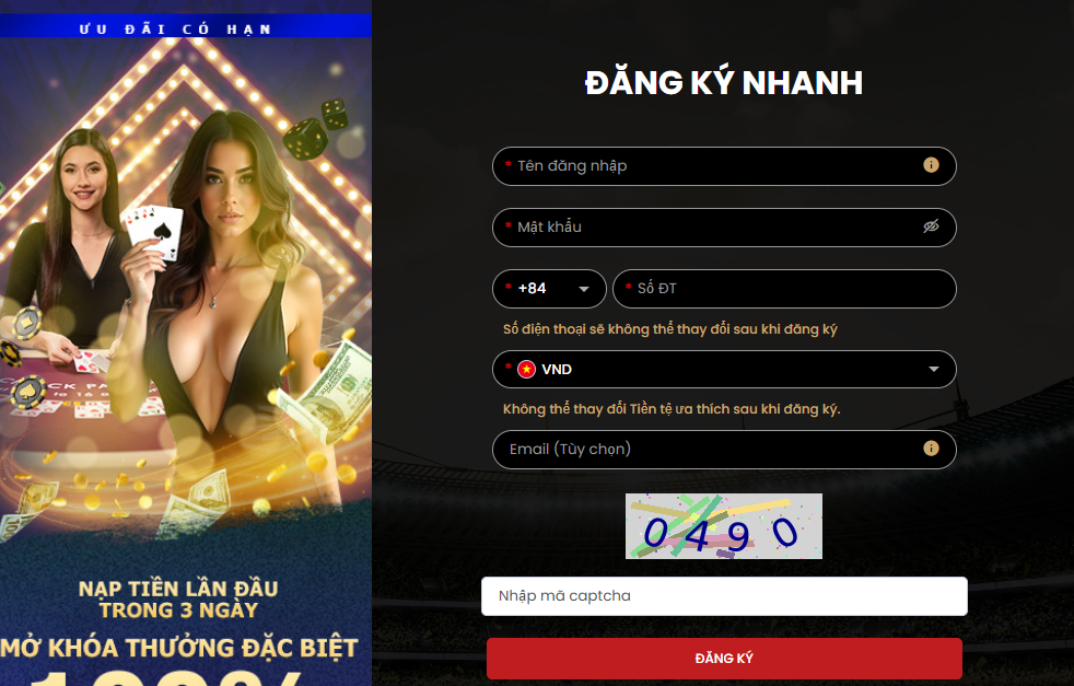 Nhập thông tin đăng ký 12bet Nhập thông tin đăng ký 12bet