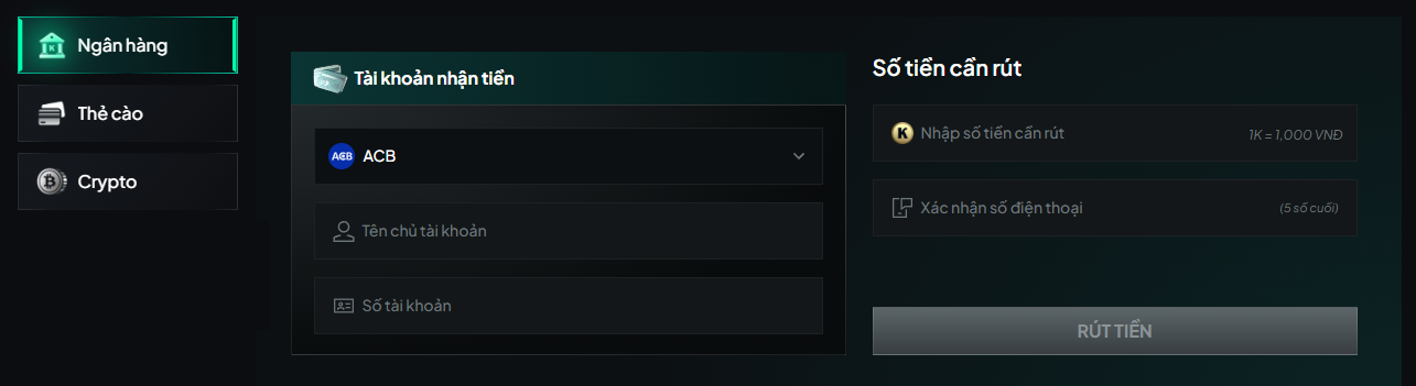 Rút tiền 12bet nhập thông tin rút Rút tiền 12bet nhập thông tin rút